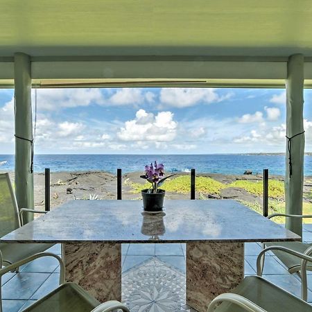 Direct Oceanfront, Big Island Home Keaau Exterior photo