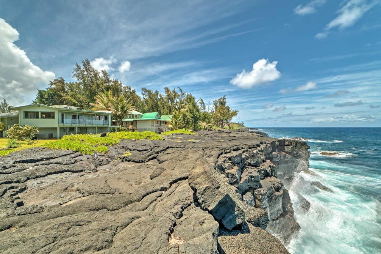 Direct Oceanfront, Big Island Home Keaau Exterior photo