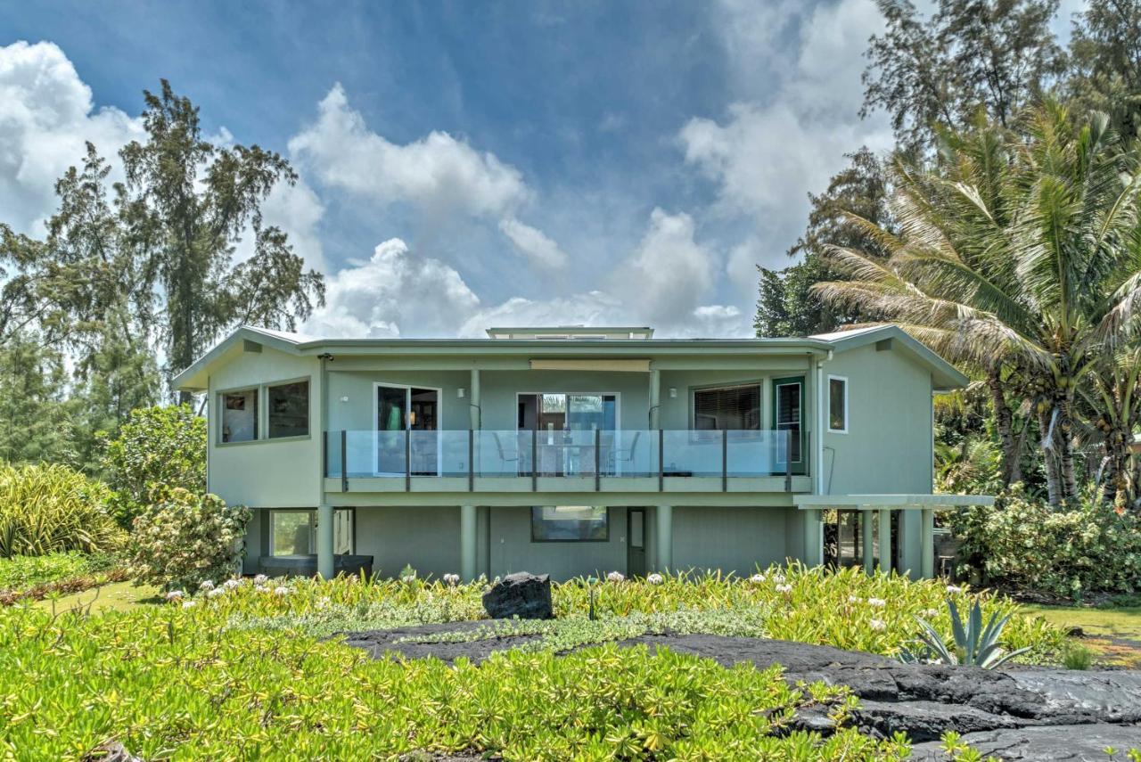 Direct Oceanfront, Big Island Home Keaau Exterior photo
