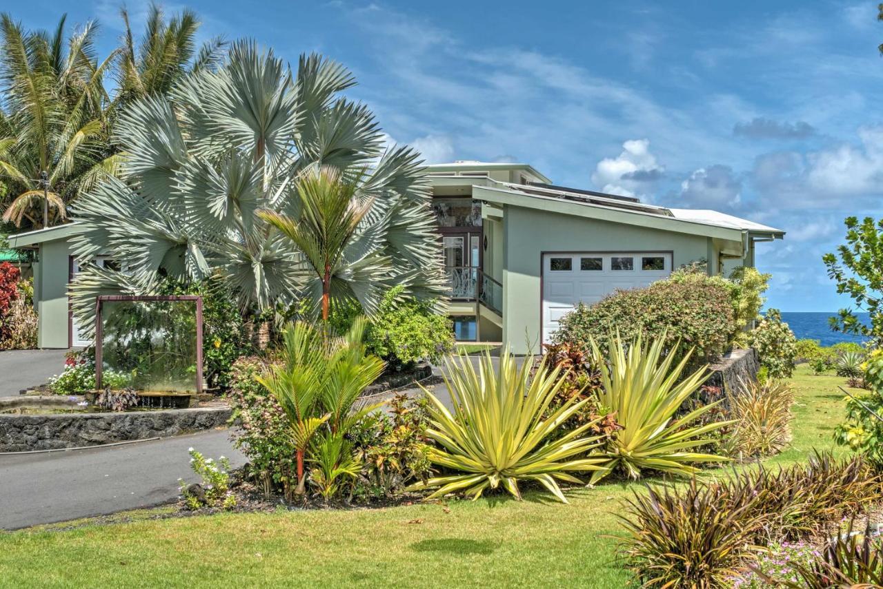 Direct Oceanfront, Big Island Home Keaau Exterior photo